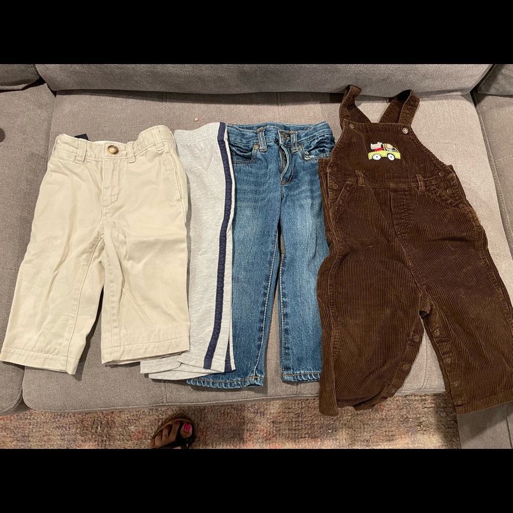 Toddler pants and overalls size 2T